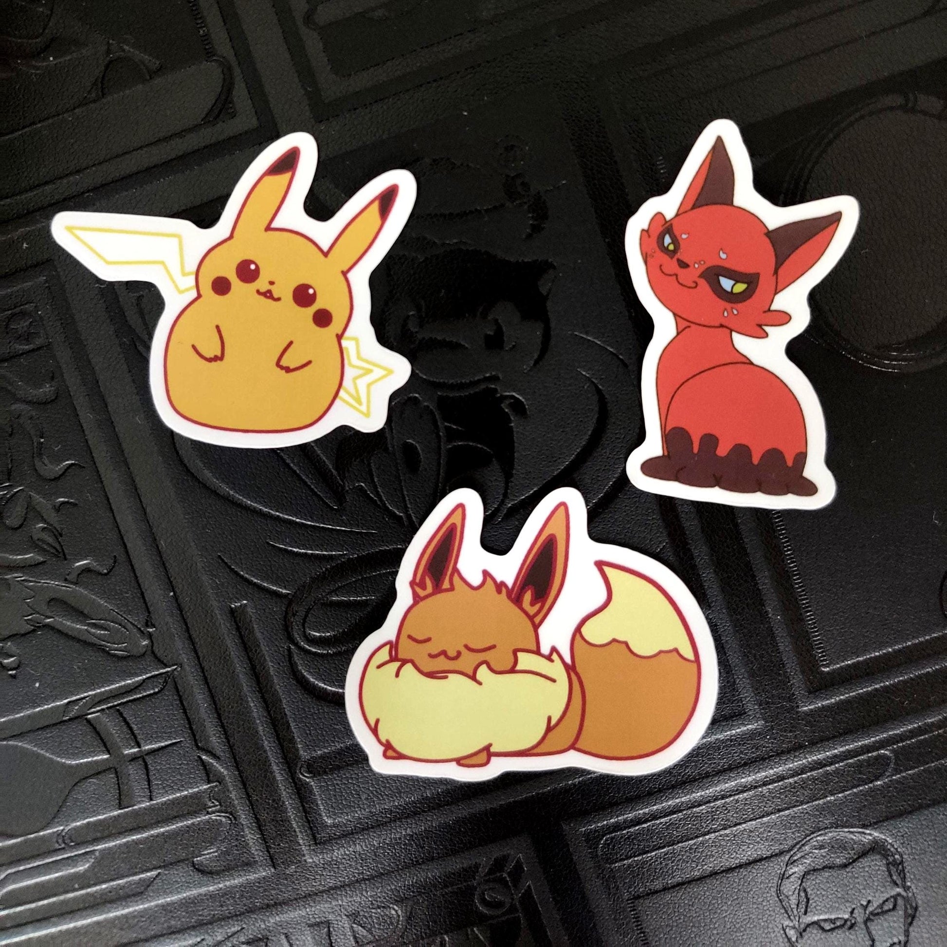 Pokemon clear matte sticker