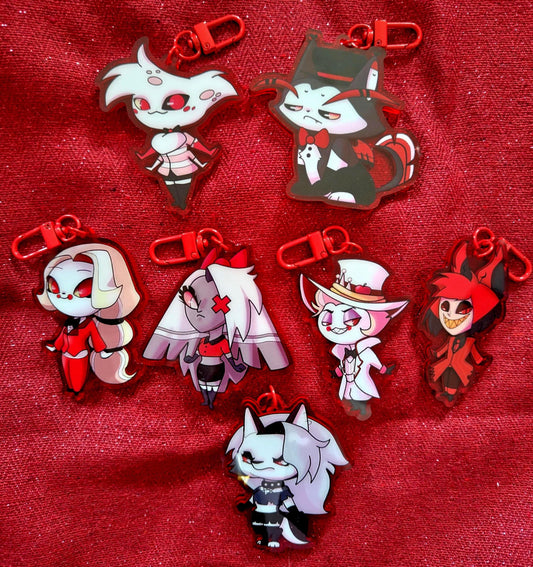 Hazbin Hotel acrylic strap